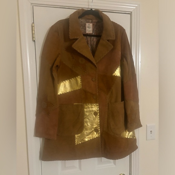 (NWOT) Free People Flowers On The Wall Suede Jacket Size M We The Free - Picture 5 of 15